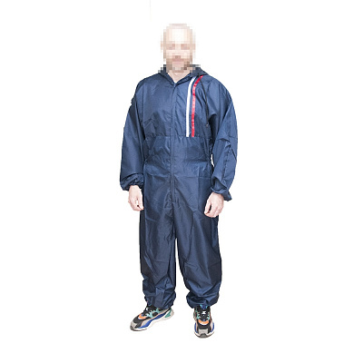 Комбинезон маляра с капюшоном, синий, размер M, ICAR IC-PO-M